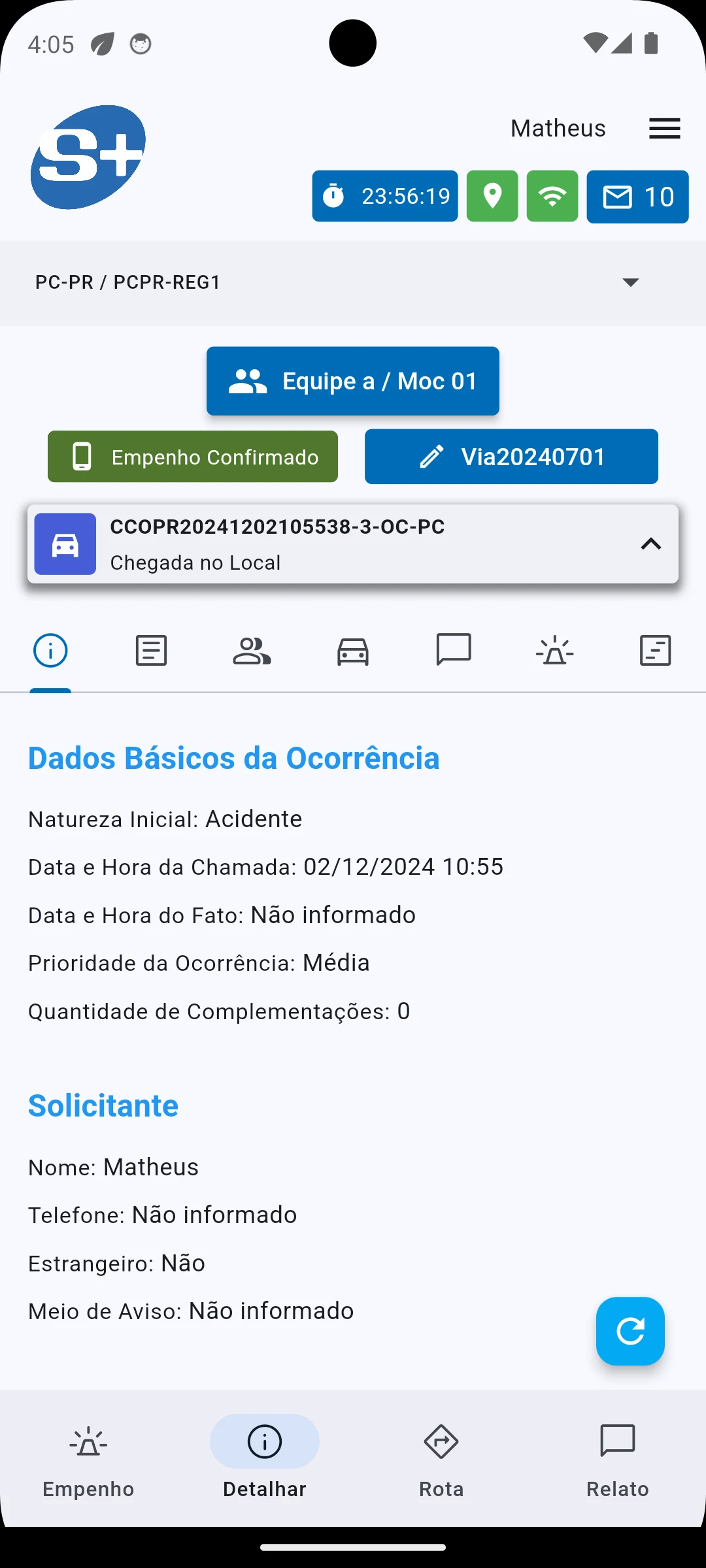 SINESP+ screenshot