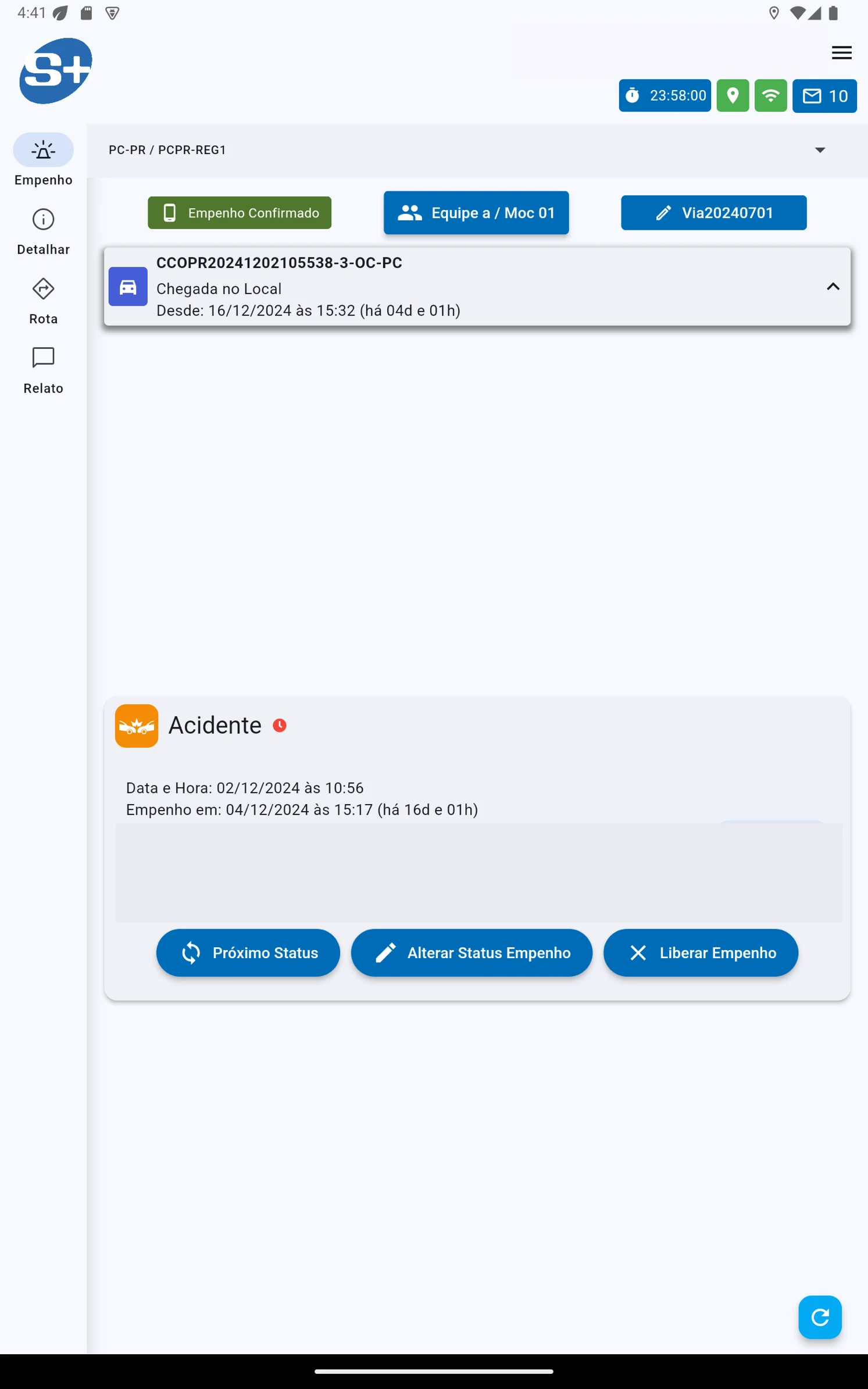 SINESP+ screenshot