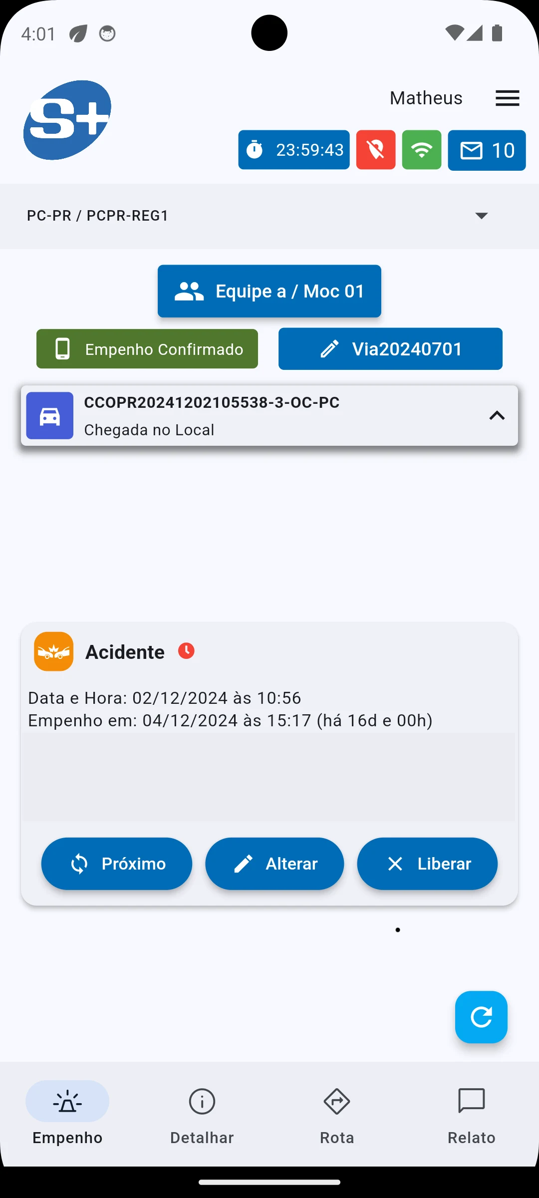 SINESP+ screenshot